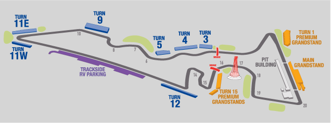 US GP Austin - Track Layout